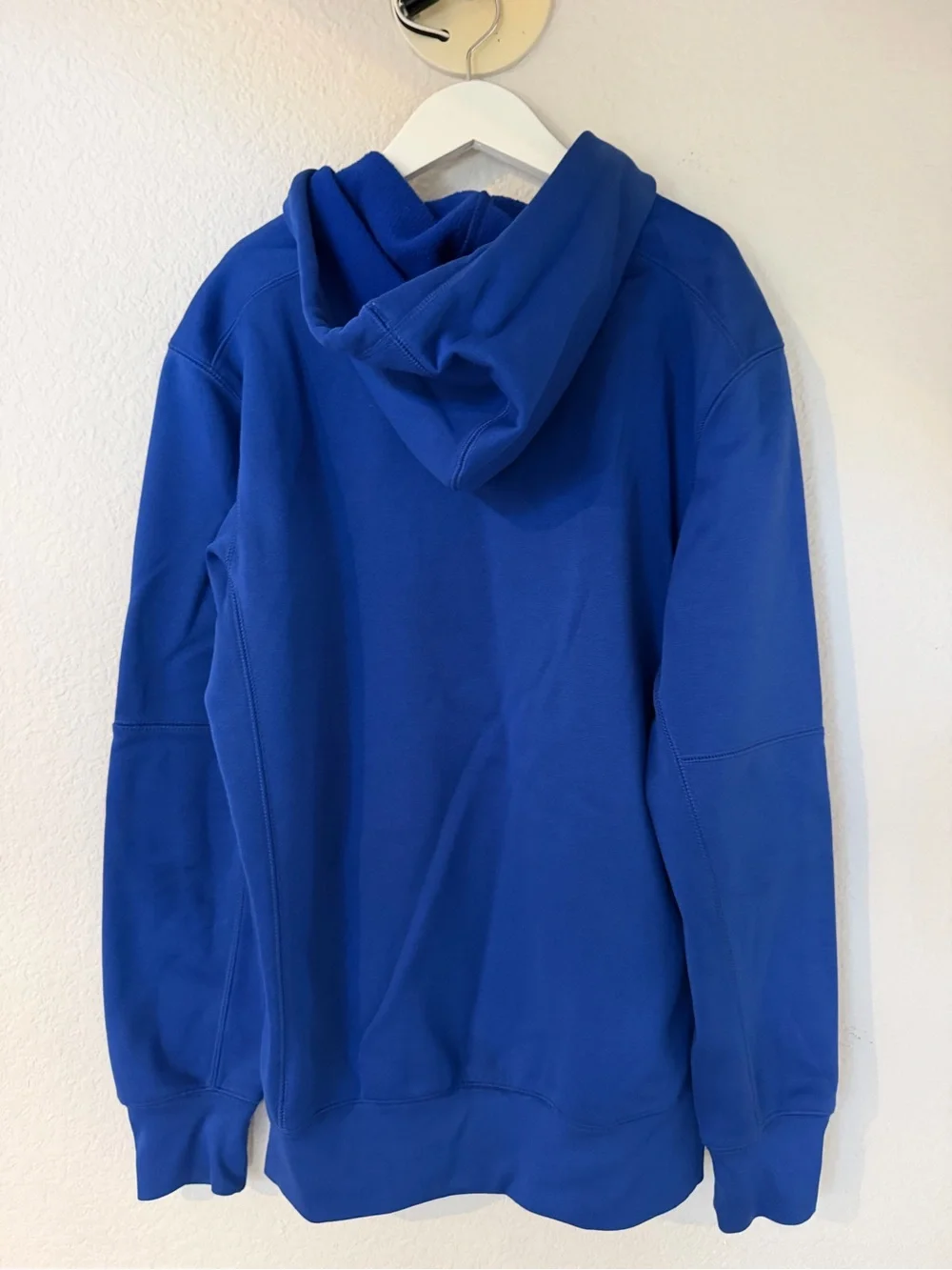 Nike Royal Blue Cubs Baseball Pullover Hoodie-men’s small